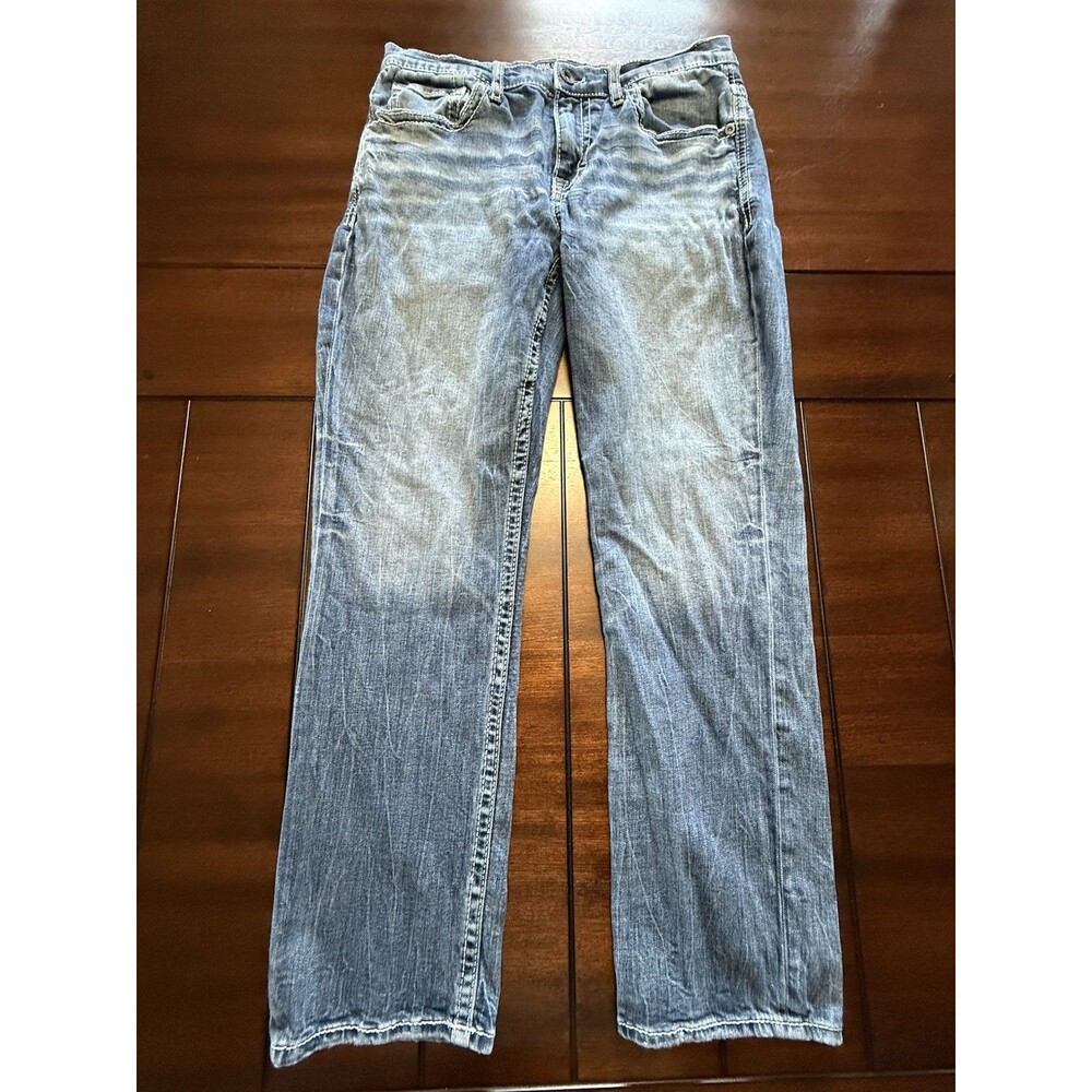 🔥BKE Buckle Jeans 34x30 33x28 Blue Jake Straight Leg Denim Pants EXCELLENT